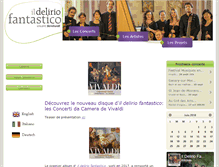 Tablet Screenshot of ildeliriofantastico.com